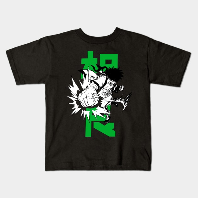 Straight Punch Kids T-Shirt by ChrisPierreArt